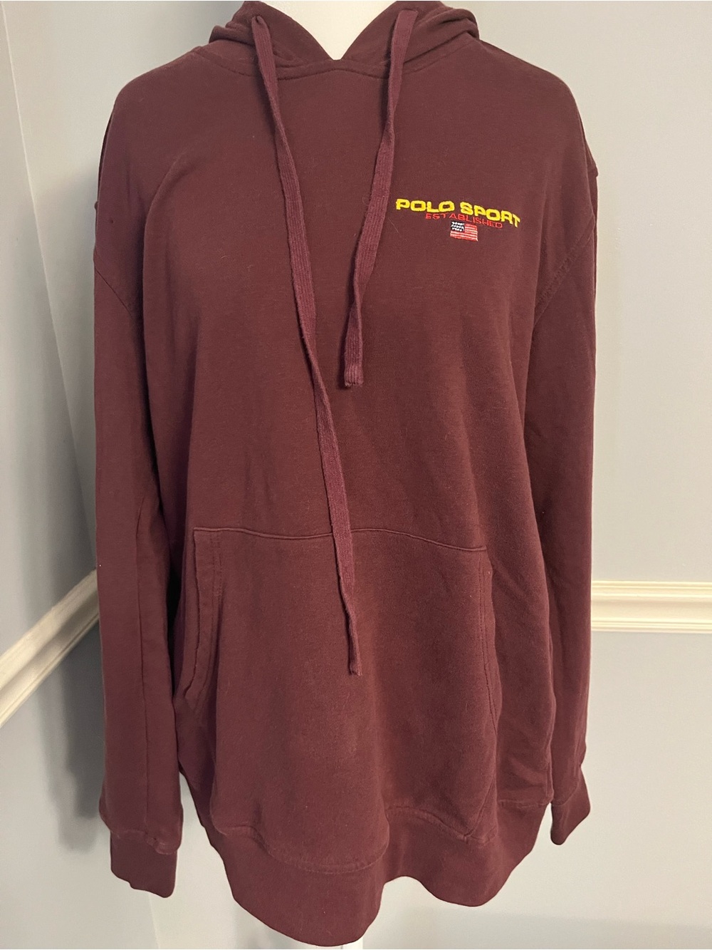 Maroon Hoodie Sweatshirt for men or women